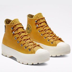 Converse CTAS Lugged Winter Hi Boot Gore-Tex 565005C Gold Dart Size Womens NEW